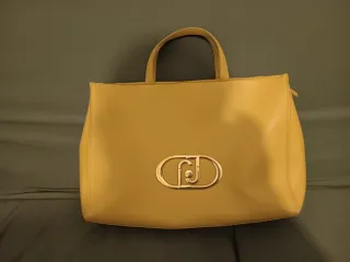 Liu Jo Borsa Gialla con Logo Oro