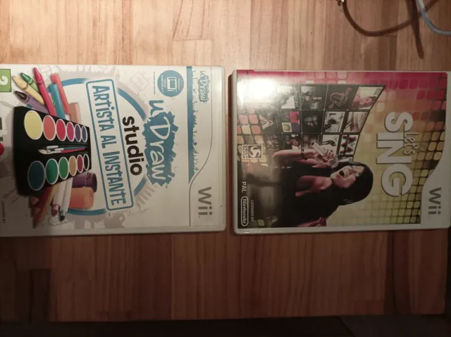 Giochi Wii: Let's Sing e uDraw Studio