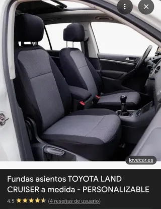 Fundas completas a medida Landcruiser 120 5p beige