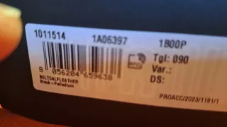 Cintura donna nera con fibbia argen