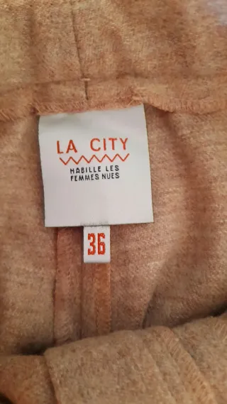 Pantalón lana La City Talla S