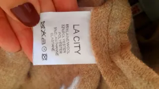 Pantalón lana La City Talla S