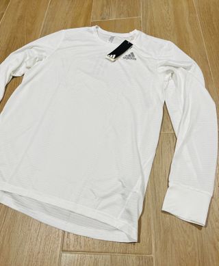 Camiseta Adidas manga larga blanca nueva