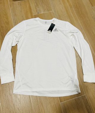 Camiseta Adidas manga larga blanca nueva