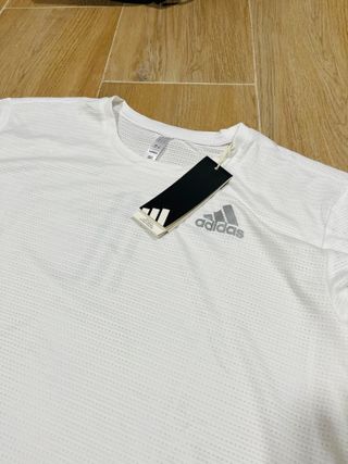 Camiseta Adidas manga larga blanca nueva