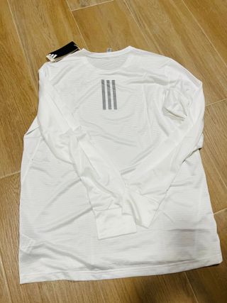 Camiseta Adidas manga larga blanca nueva
