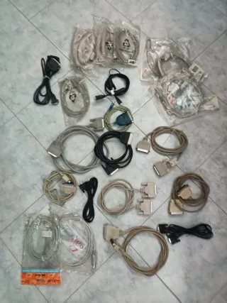 Lotto Cavi Seriali Vari Pc Retro computer Vintage