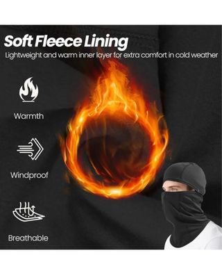 Passamontagna Invernale Nero