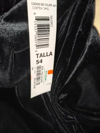 Falda El Corte Inglés Negra Talla 54