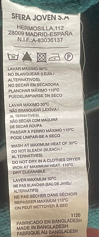 Jersey mujer cuello alto verde