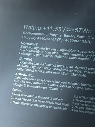 Batería ASUS ZenBook C31N1538 11.55V 57Wh Li-ion