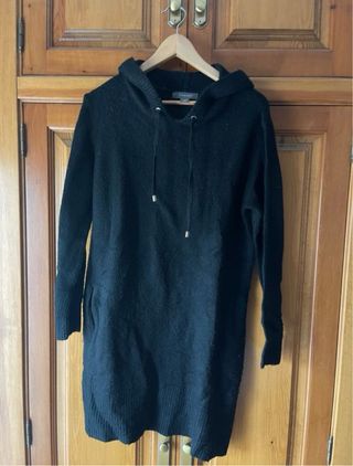 Vestido Jersey Negro Talla Única