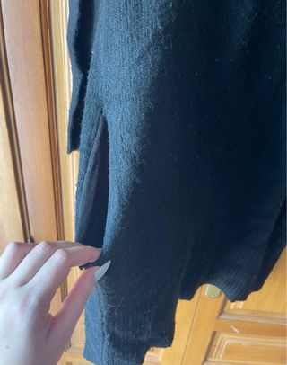 Vestido Jersey Negro Talla Única