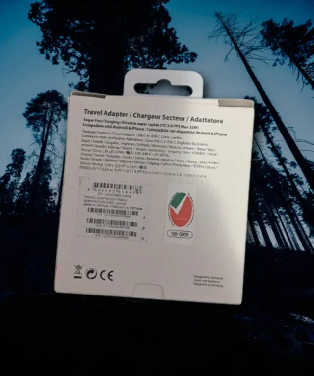 Adattatore Samsung 25W PD USB-C a USB-C