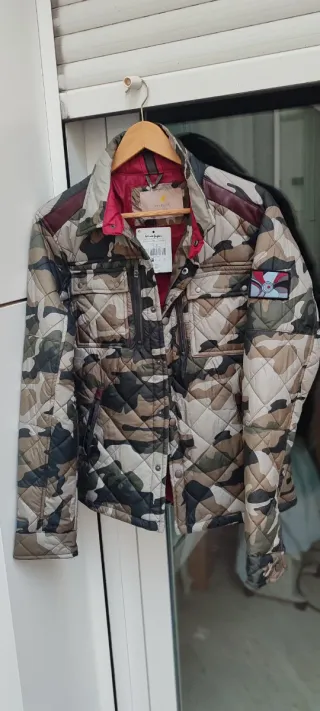Chaqueta Camuflaje Acolchada Mujer Talla L 52