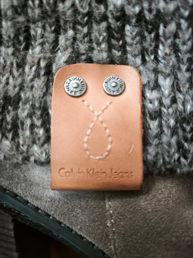 Botas Calvin Klein ante y lana