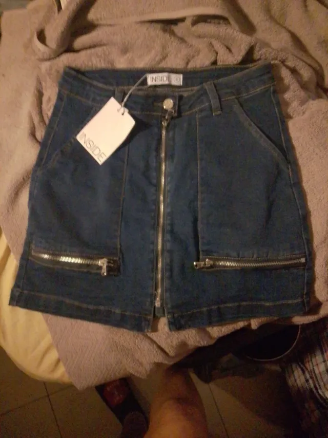 Falda vaquera INSIDE Talla S para señorita