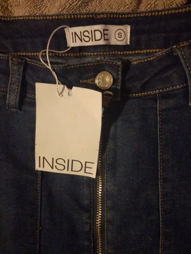 Falda vaquera INSIDE Talla S para señorita