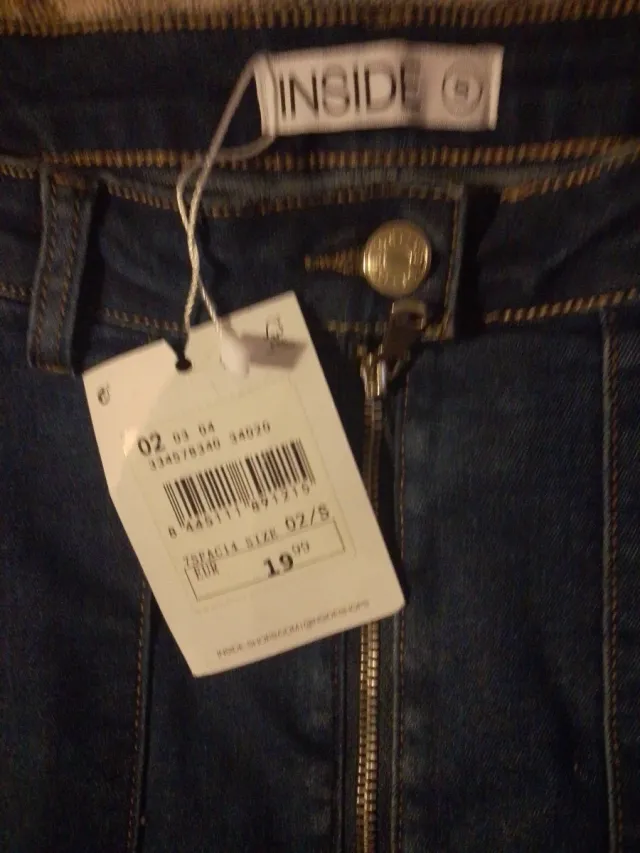 Falda vaquera INSIDE Talla S para señorita