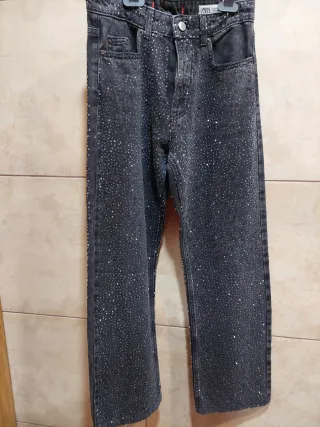 Pantalón Zara fiesta brillante