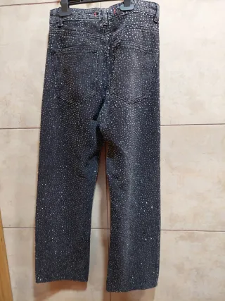 Pantalón Zara fiesta brillante