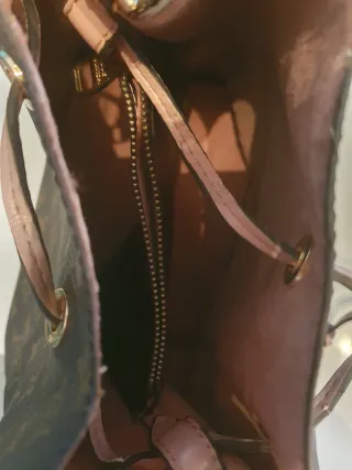 Bolso Louis Vuitton Marrón y Rosa