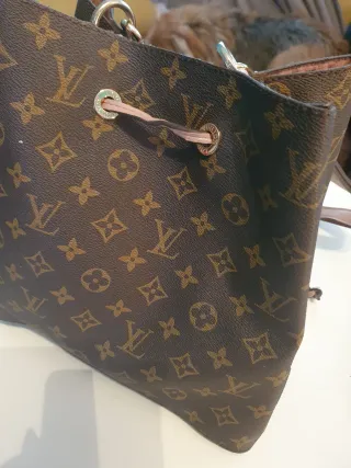 Bolso Louis Vuitton Marrón y Rosa