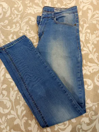 Tejano hombre azul talla 38