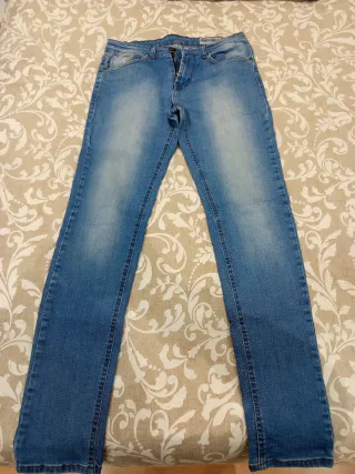 Tejano hombre azul talla 38