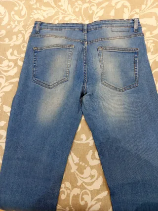 Tejano hombre azul talla 38