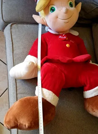 Coca Cola Trudi Folletto Natale peluche 70 cm