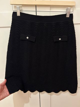 Falda corta negra Cyrus Talla única - S / M