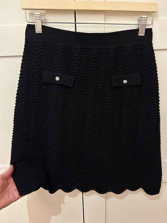 Falda corta negra Cyrus Talla única - S / M