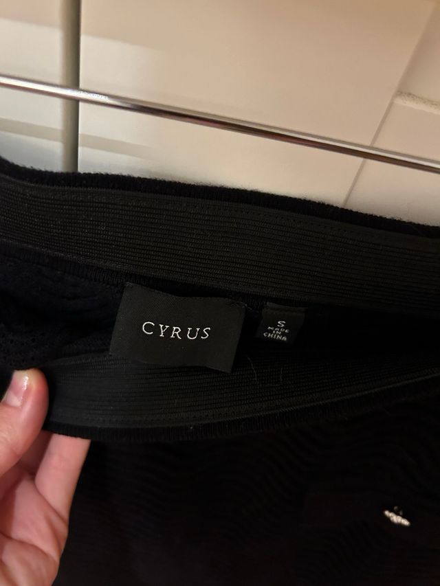 Falda corta negra Cyrus Talla única - S / M