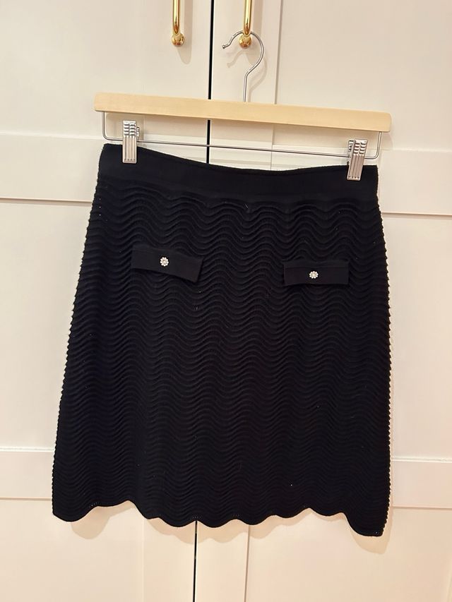 Falda corta negra Cyrus Talla única - S / M