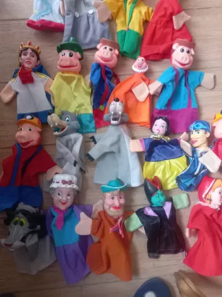 Teatro de títeres infantil antiguo