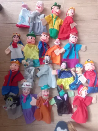 Teatro de títeres infantil antiguo