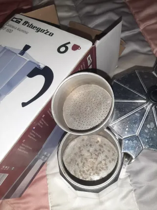 Cafetera Orbegozo KF 600 Aluminio 6 Tazas