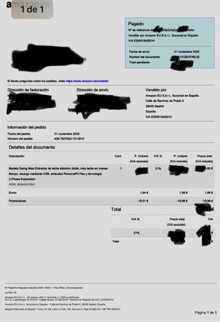 Sacaleches eléctrico Medela Swing Maxi Doble