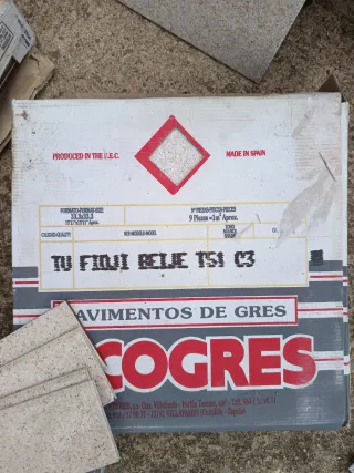 42 Baldosas Gres COGRES 33.3x33.3