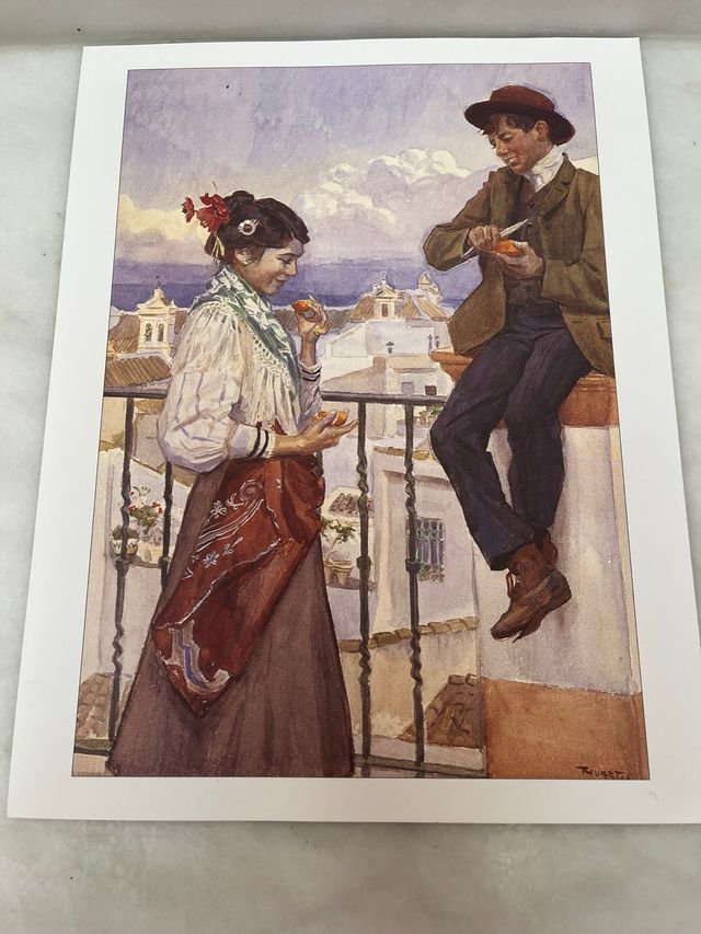 9 reproduciones de pintores y su biografía al dors