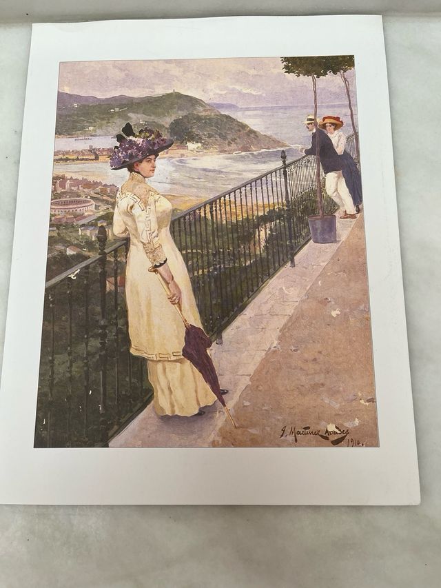 9 reproduciones de pintores y su biografía al dors