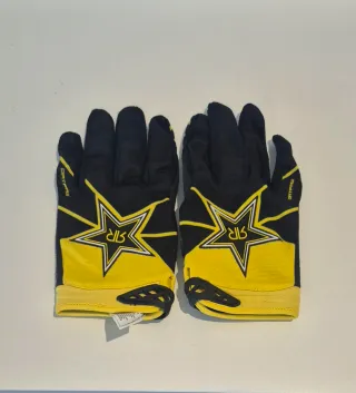 Guantes Fox 180 Rockstar T.XL Negro/Amarillo