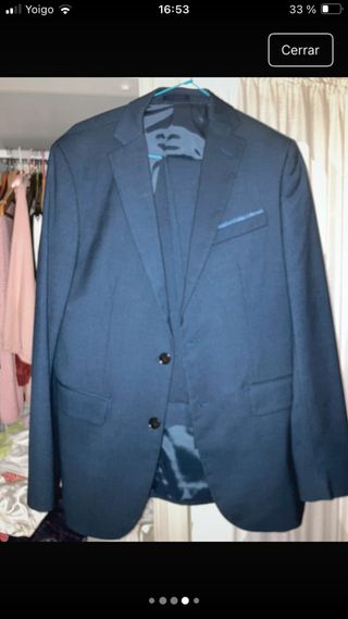 Traje de chaqueta azul Mango hombre