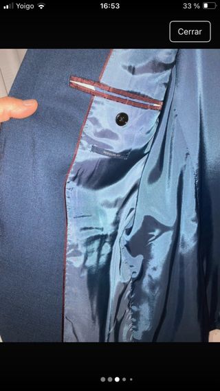 Traje de chaqueta azul Mango hombre