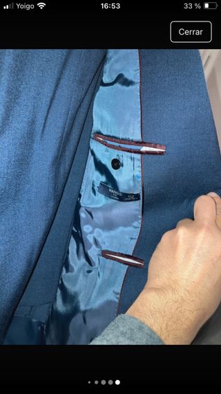 Traje de chaqueta azul Mango hombre