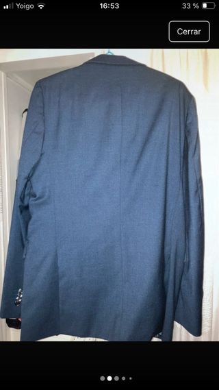 Traje de chaqueta azul Mango hombre