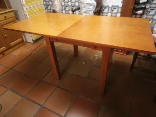 Mesa de madera extensible 85x85 a 170x85
