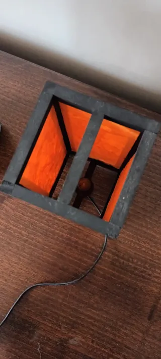 Candeeiros de Mesa Japoneses Madeira Papel