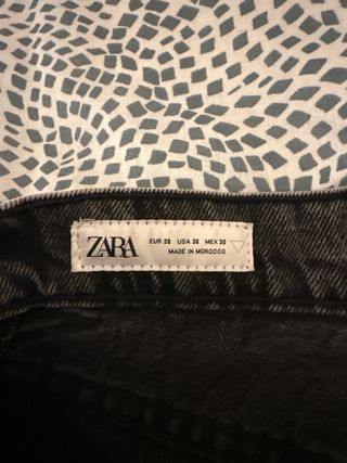 Pantalón Cargo Baggy Triple Zara Gris